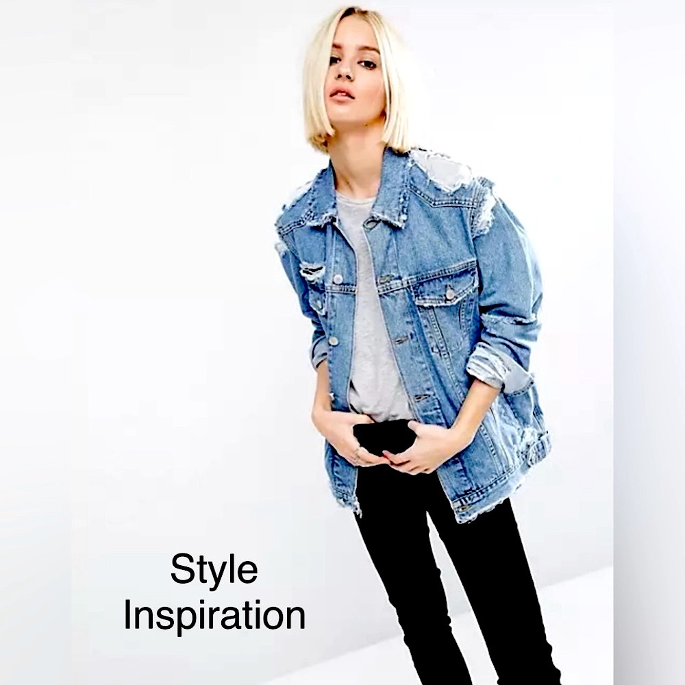 JNBY | Distressed Denim Blue Jacket